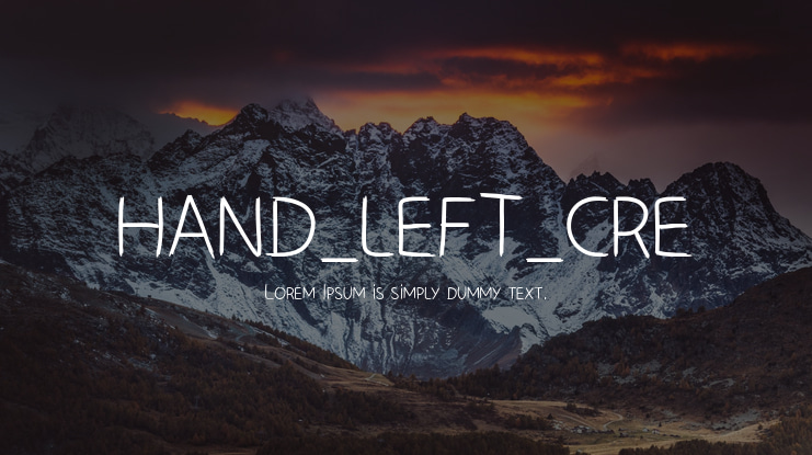 HAND_LEFT_CRE Font