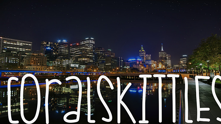 CoralSkittles Font