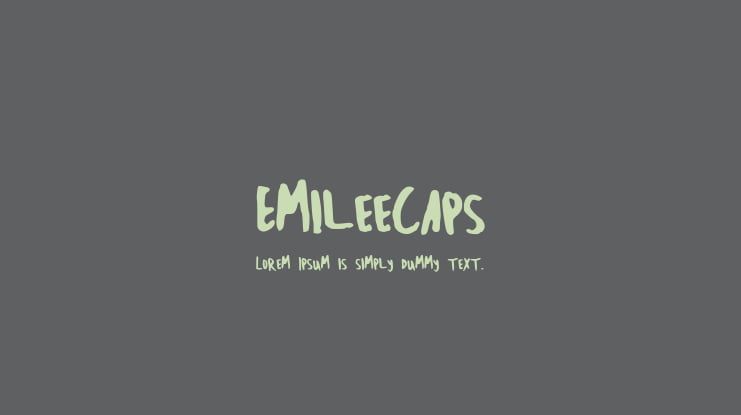 EmileeCaps Font