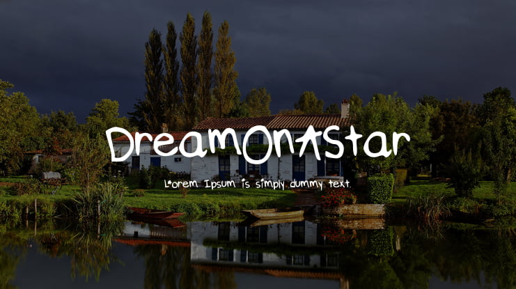 DreamOnAStar Font