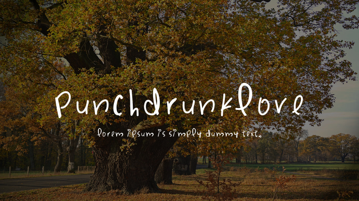 PunchDrunkLove Font