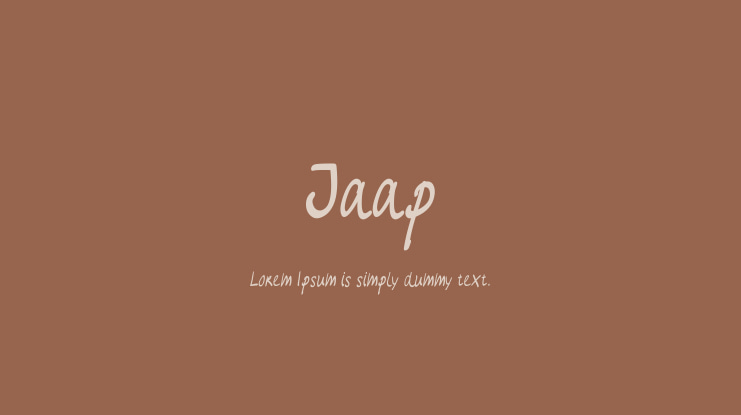 Jaap Font