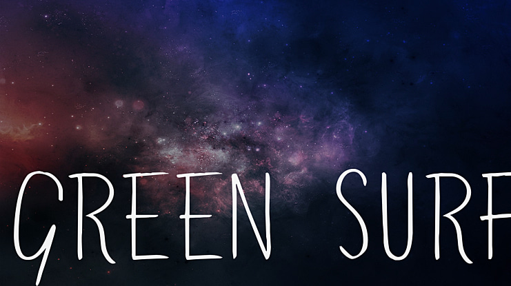 Green Surf Font