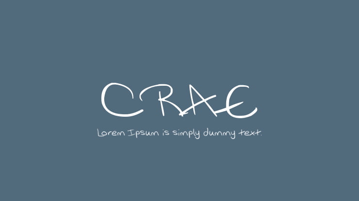 CRAE Font