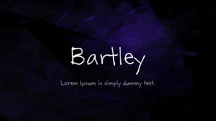 Bartley Font