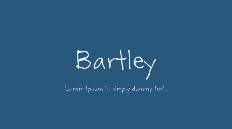 Bartley Font