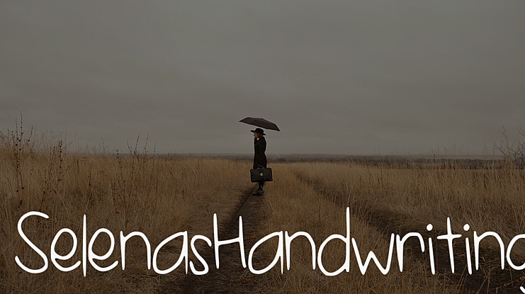 SelenasHandwriting Font