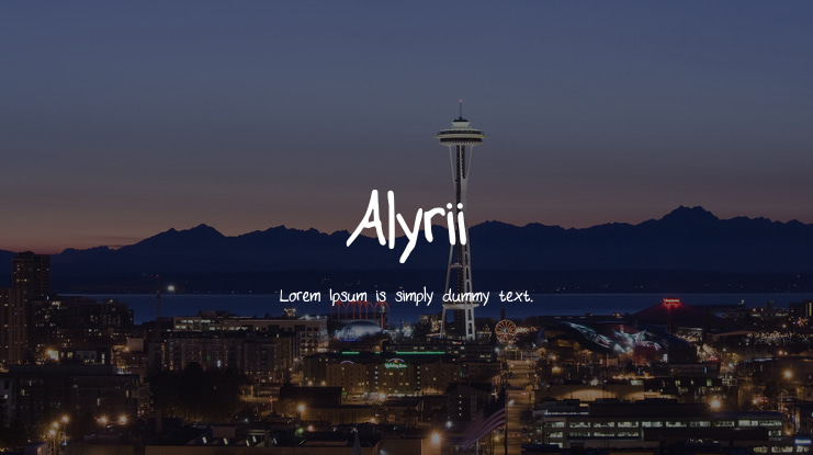 Alyrii Font