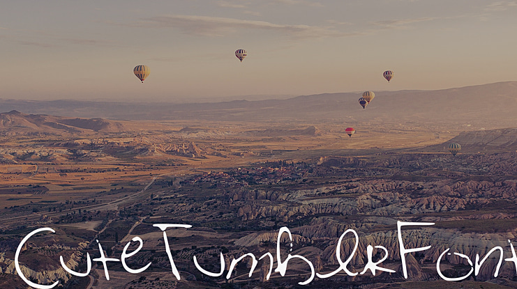 CuteTumblrFont Font