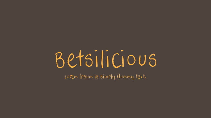 Betsilicious Font