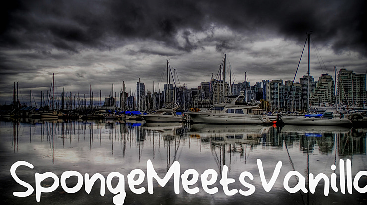 SpongeMeetsVanilla Font
