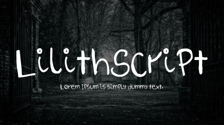LilithScript Font