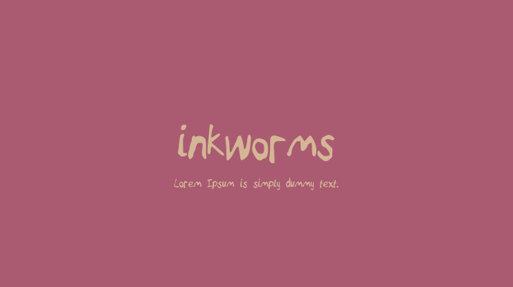 inkworms Font