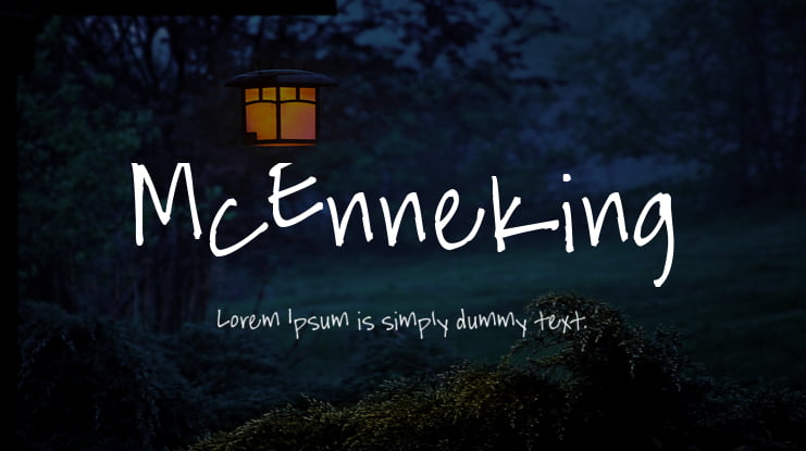 McEnneking Font