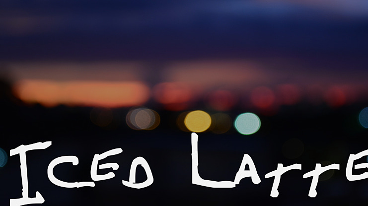Iced Latte Font