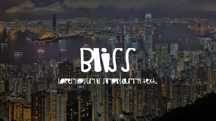 Bliss Font