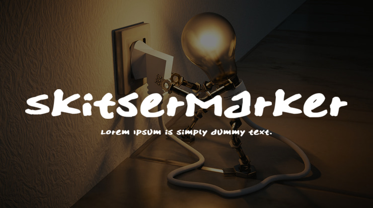 SkitserMarker Font