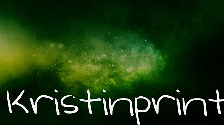 Kristinprint Font
