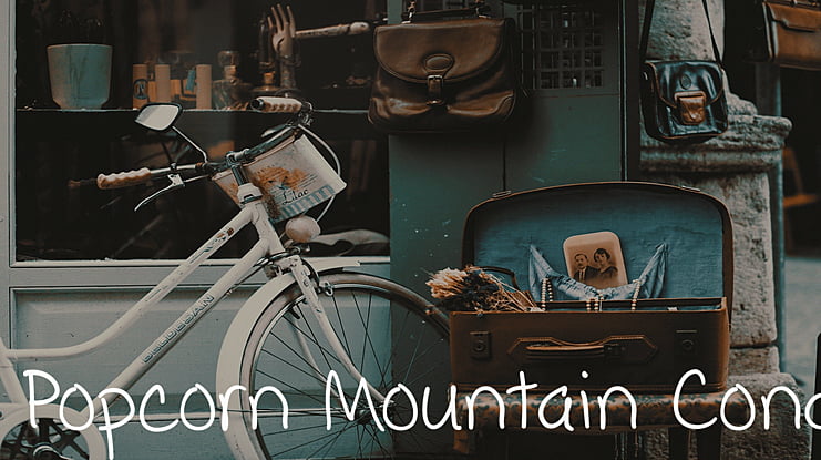 Popcorn Mountain Cond Font Family
