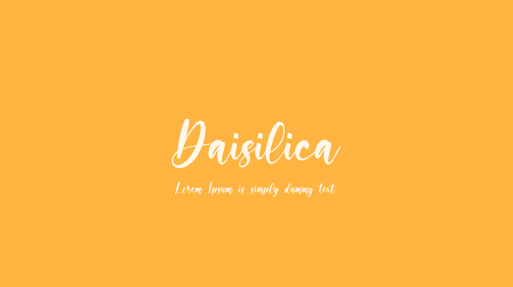 Daisilica Font
