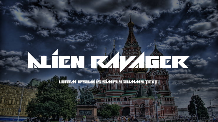 Alien Ravager Font Family