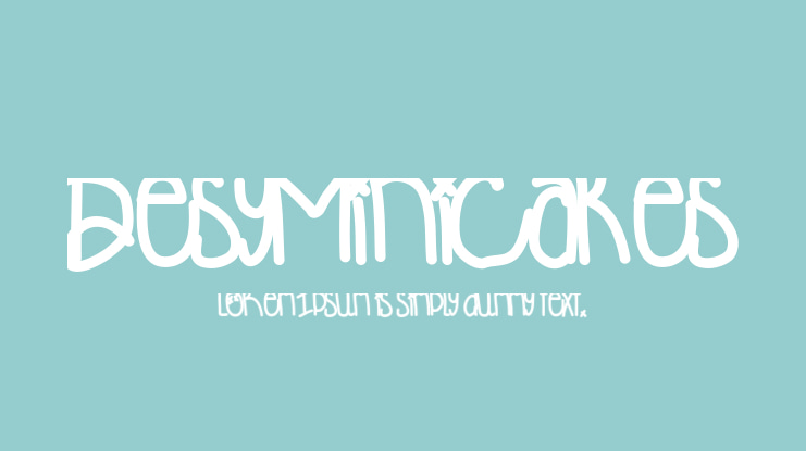DesyMiniCakes Font
