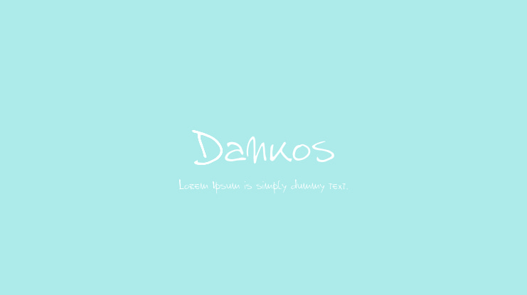 Dankos Font