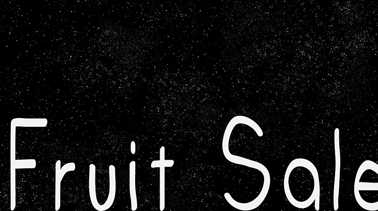 Fruit Sale Font