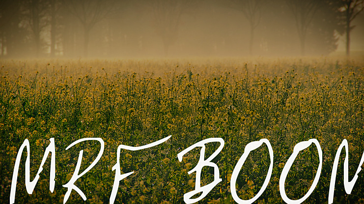 MRFBOOM Font