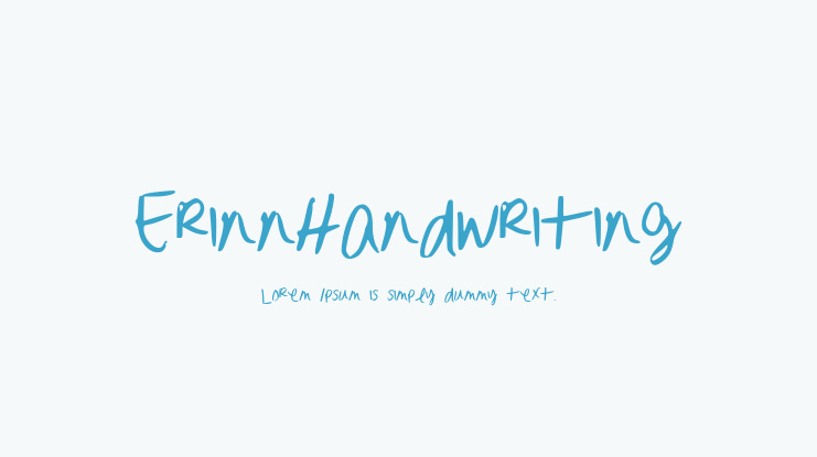 ErinnHandwriting Font