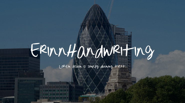 ErinnHandwriting Font