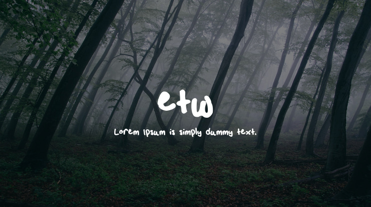 etw Font