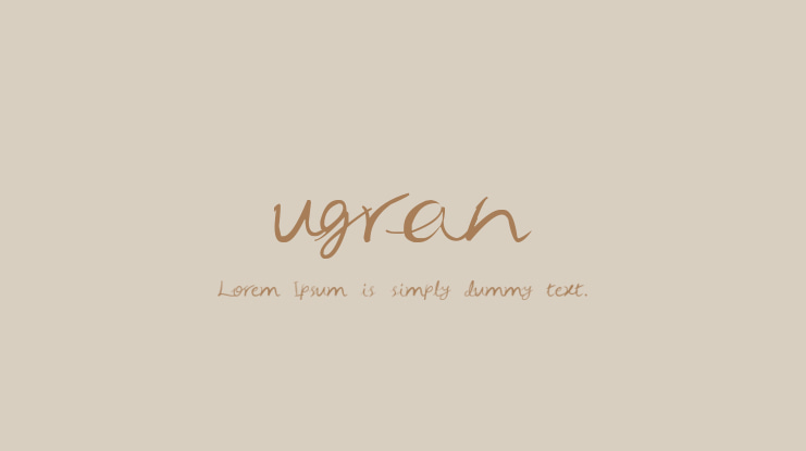 ugran Font