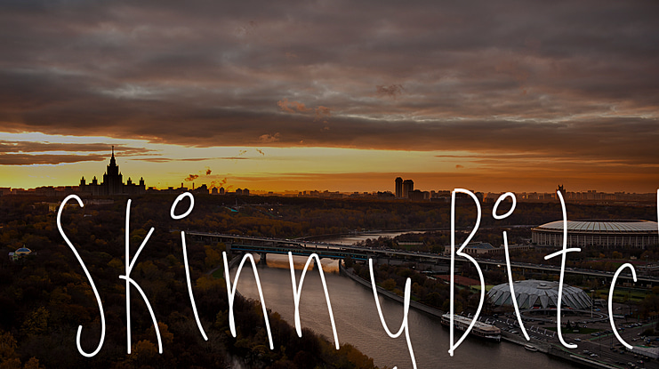 SkinnyBitch Font