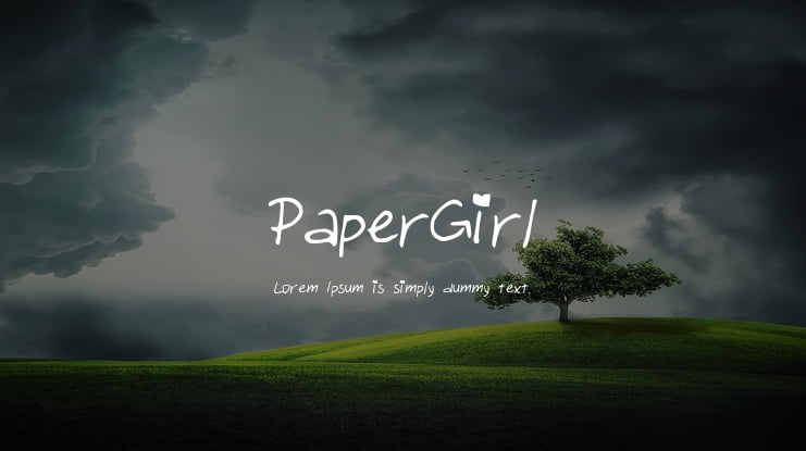 PaperGirl Font
