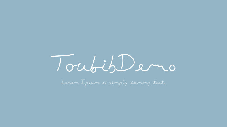 ToubibDemo Font Family