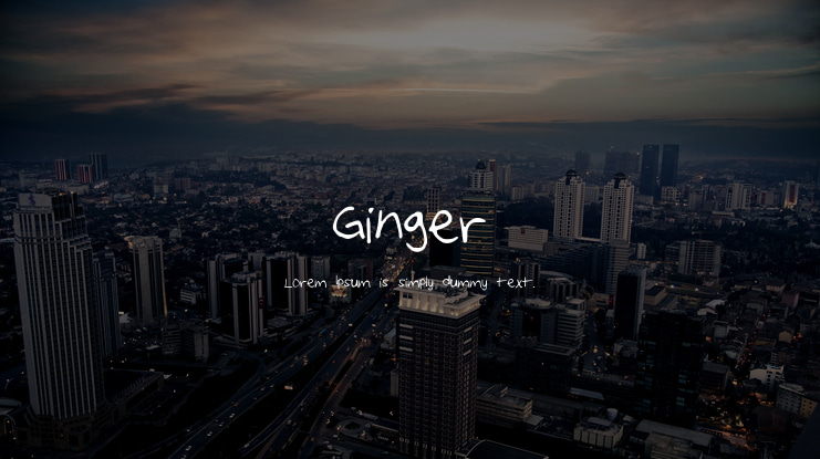 Ginger Font
