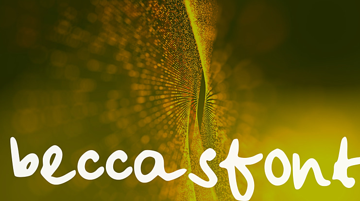 beccasfont Font