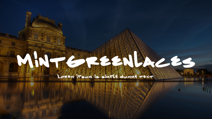 MintGreenlaces Font