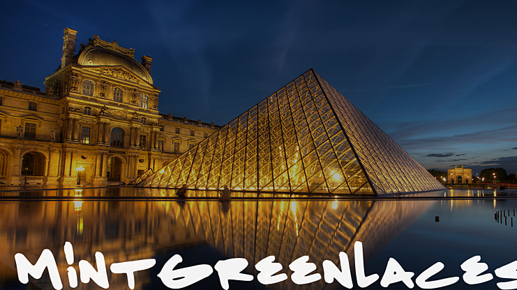 MintGreenlaces Font