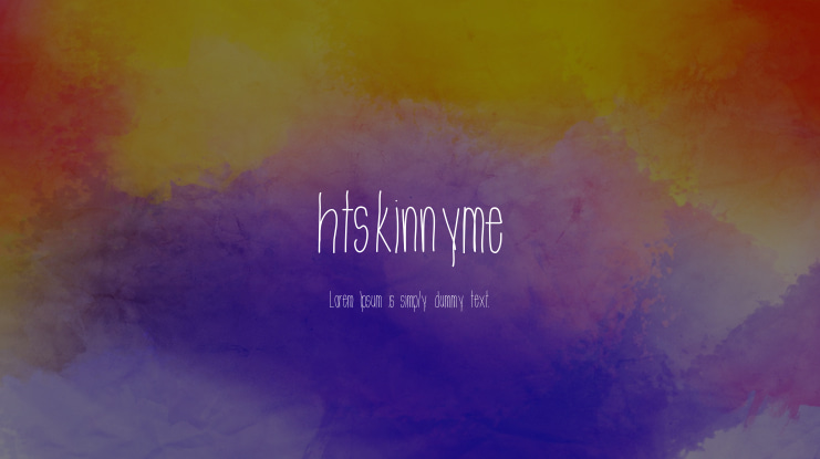 htskinnyme Font