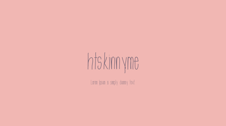 htskinnyme Font