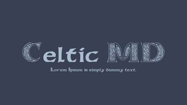Celtic MD Font