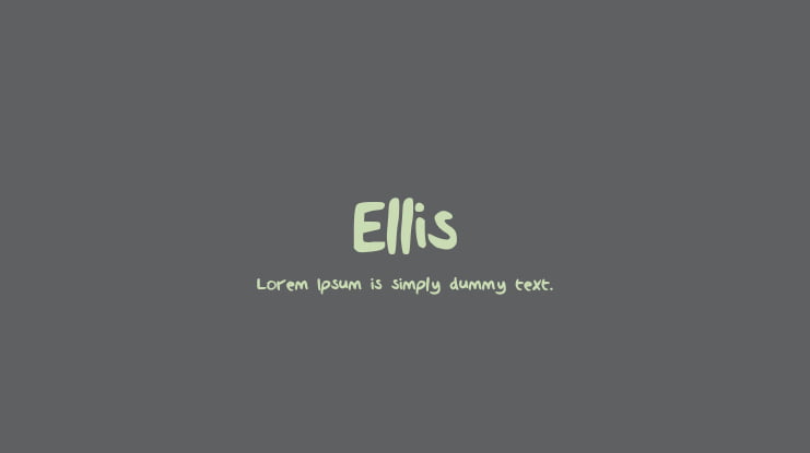 Ellis Font
