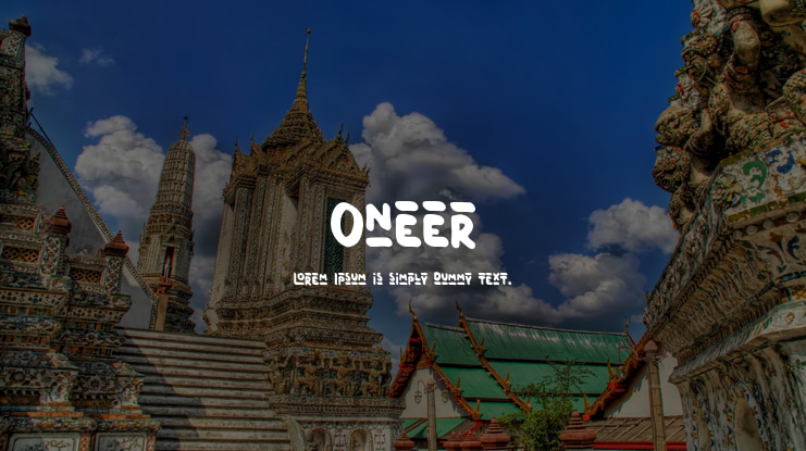 Oneer Font