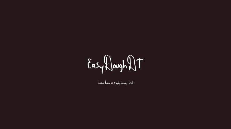 EasyDoughDT Font