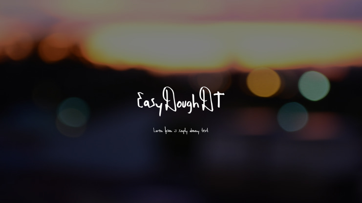 EasyDoughDT Font