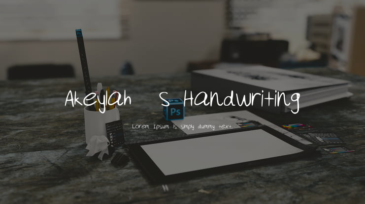 Akeylah__s_Handwriting Font