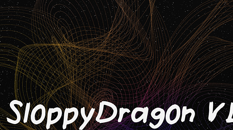 SloppyDragon_VL Font