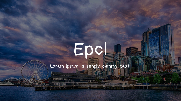 Epcl Font